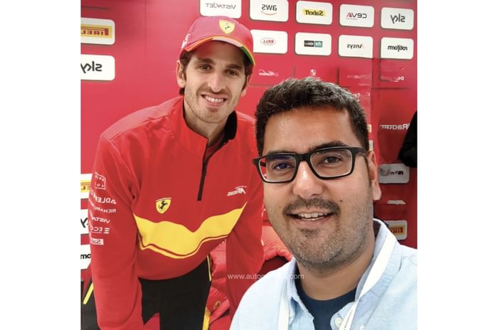 Ferrari’s Antonio Giovinazzi Ferrari’s Antonio Giovinazzi